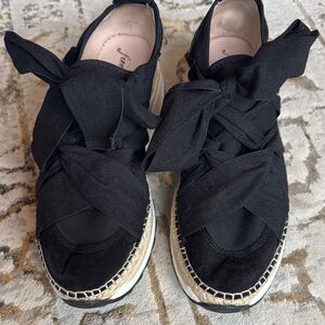 Free People Black Chapmin Espadrille Sneakers